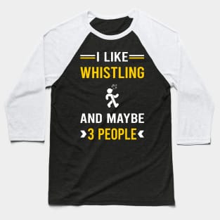 3 People Whistling Baseball T-Shirt